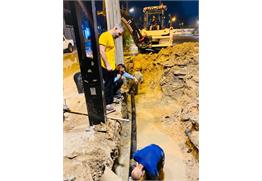 پایداری شبکه آبرسانی ناحیه صنعتی بندرماهشهر با رفع شکستگی خط انتقال آب