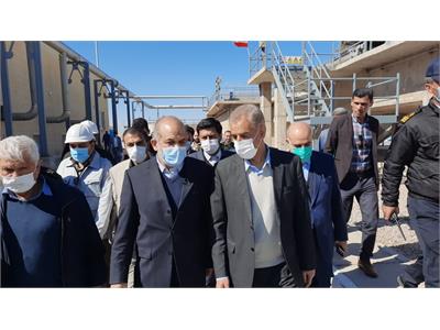 افتتاح تصفیه خانه فاضلاب شهرستان شادگان
