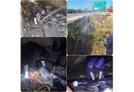 با شناسایی براشت آب غیر مجاز انجام شد: تعمیر خط انتقال آبرسانی مناطق کریم آباد و سالار آباد بهبهان