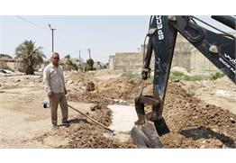 توسعه شبکه آبرسانی در سوسنگرد