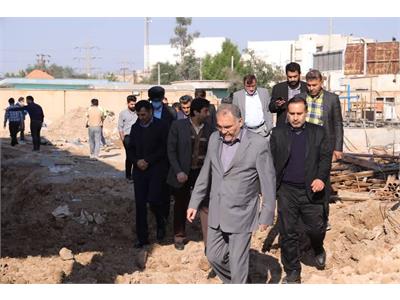 بازدید مدیر حراست شرکت مهندسی آبفا کشور از روند اجرایی پروژه فاضلاب اهواز