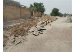رفع شکستگی و اصلاح ۳۰ متر از شبکه آب شرب روستایی گتوند